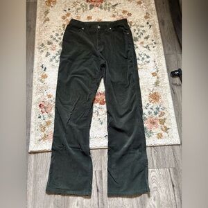 Chico's Women’s Pine Green Corduroy Pants Size 1 (S)